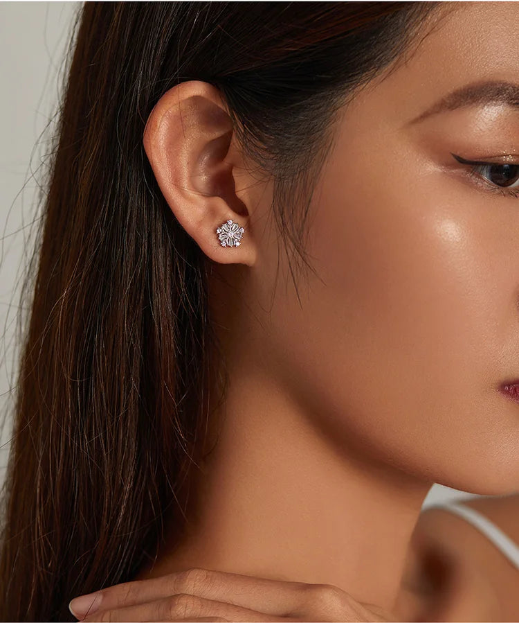 Luxury Silver Pearl Earring